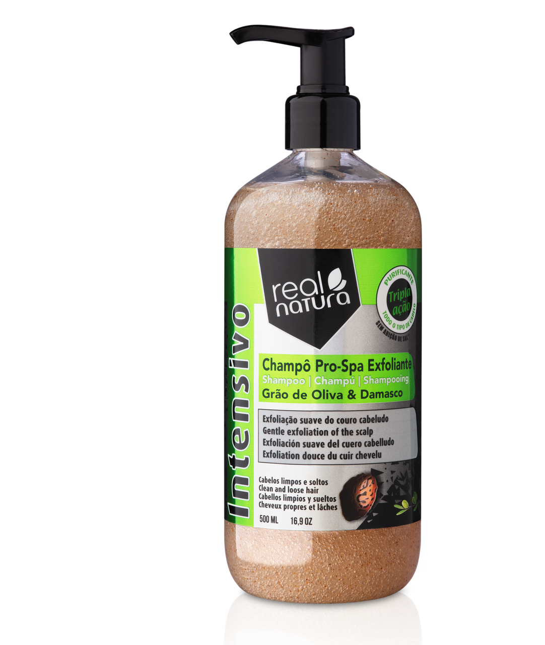 

Шампунь Real Natura Pro-Spa Exfoliante для свежести кожи головы 500ml