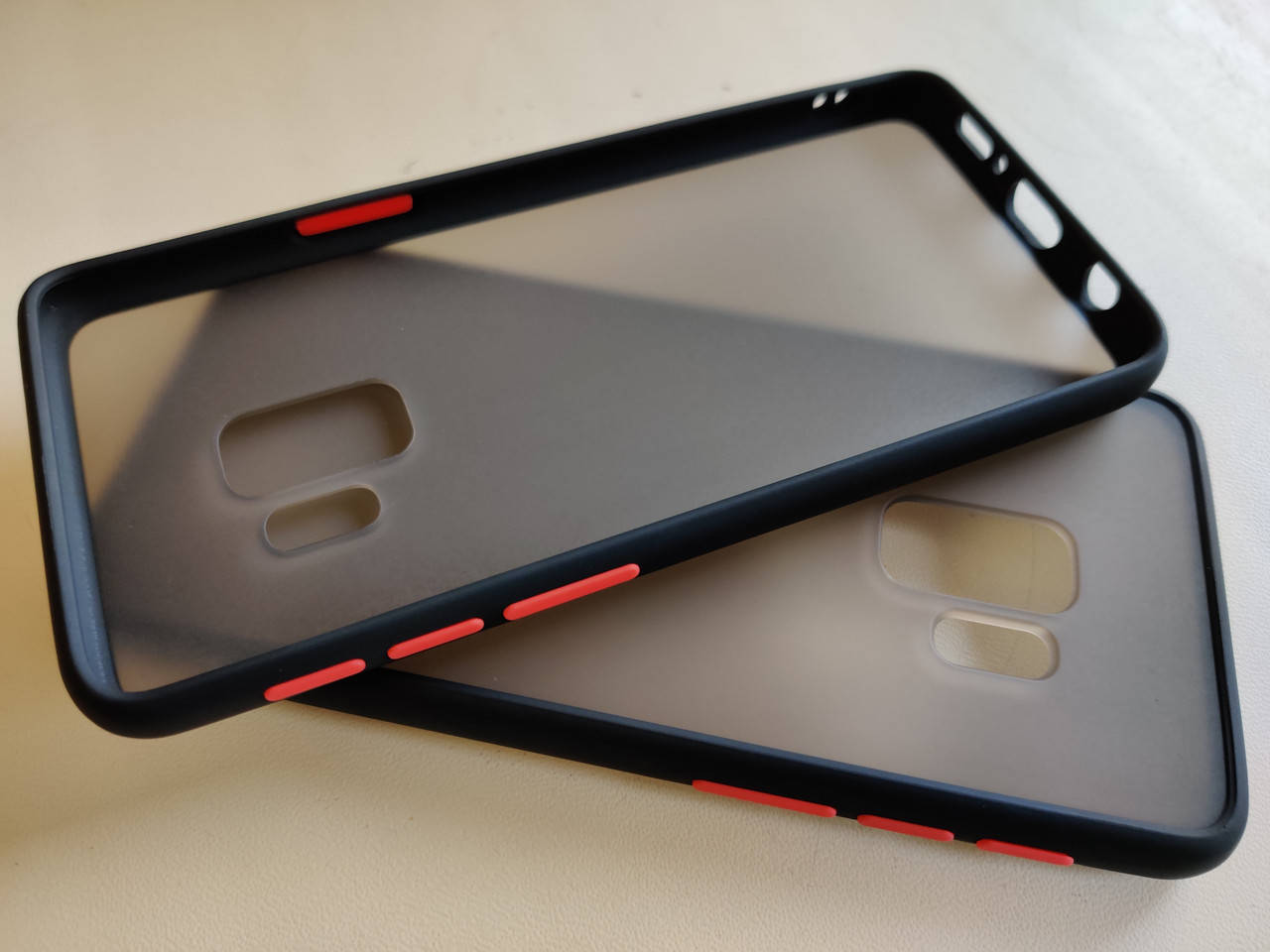 

Противоударный матовый чехол для Samsung Galaxy S9 Черный