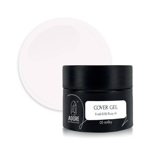 

Гель для наращивания ADORE Cover Gel №05 Milky 5 мл