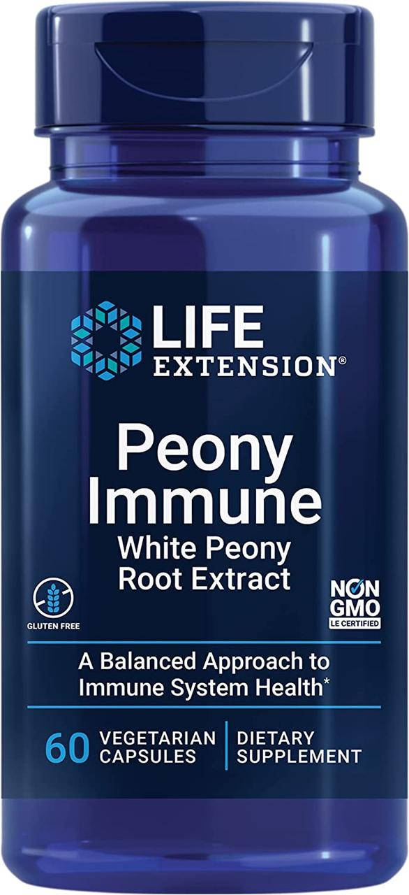 

Life Extension Peony Immune / Экстракт корня белого пиона 60 капсул