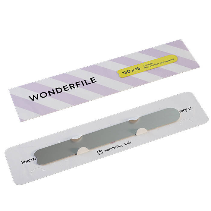 

Основа для пилки металическая WONDERFILE, 130x15 мм