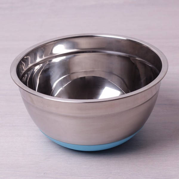 

Миска из нержавеющей стали c антискользящим дном Kamille 20 см Kamille KM-4347, Голубой