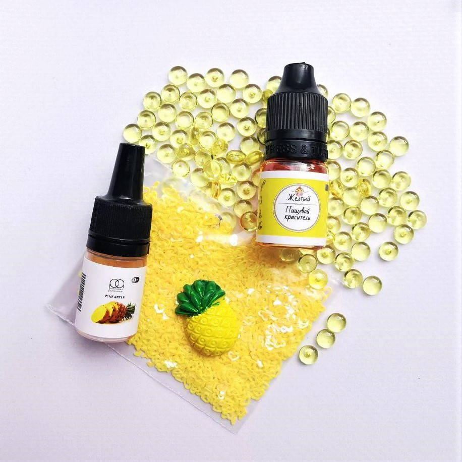 

Набор добавок для слайма "Pineaple"