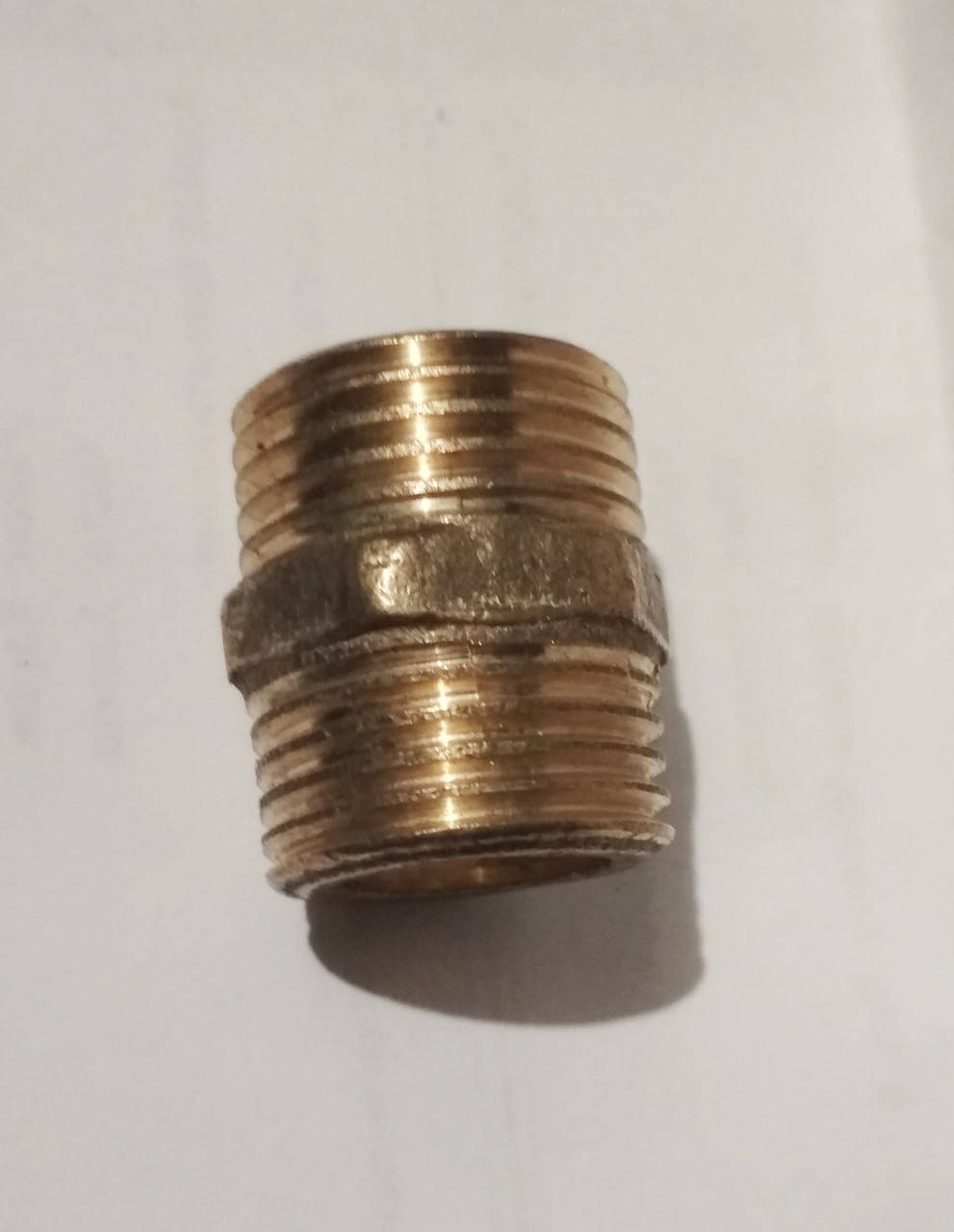 

Переходник 1/2"наружная резьба 1/2" наржная резьба, Желтый