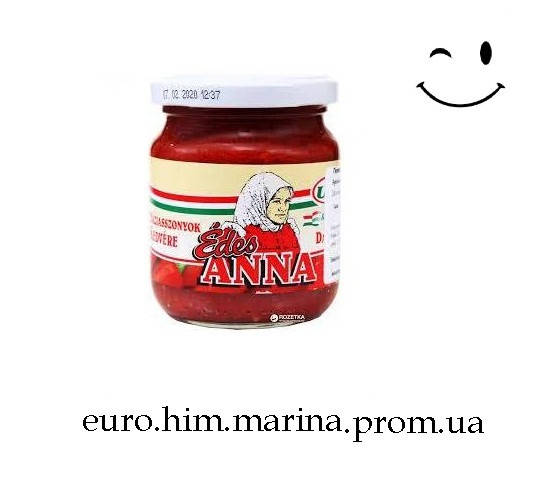 

Соус Univer Édes Anna Перец сладкий рубленый 200г