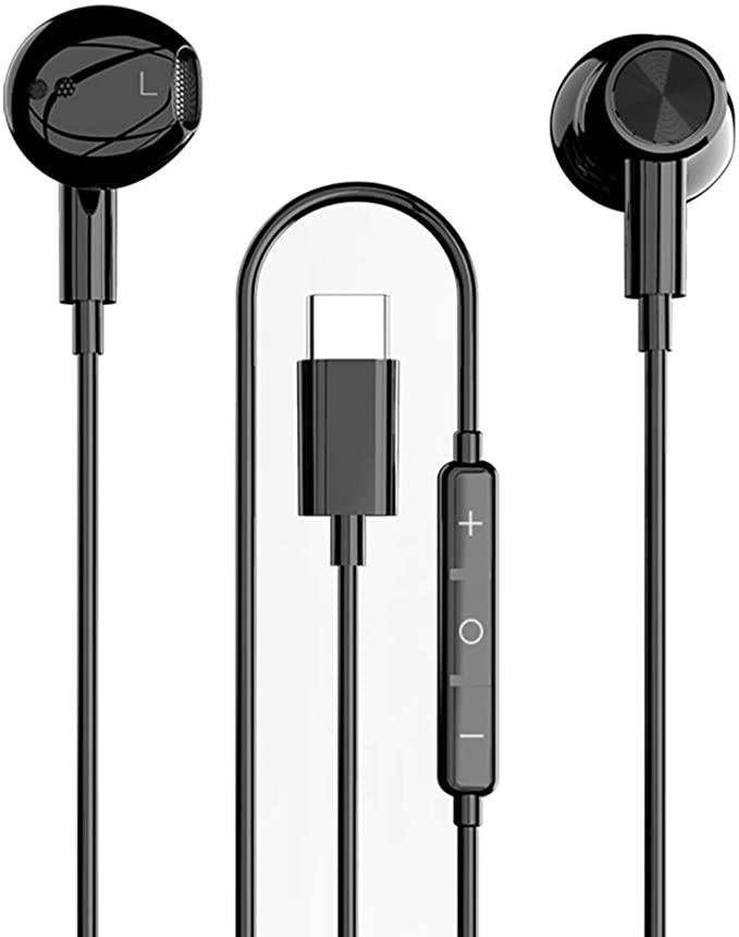 

Проводные наушники Zarsson USB C гарнитура с шумоподавлением, Черный