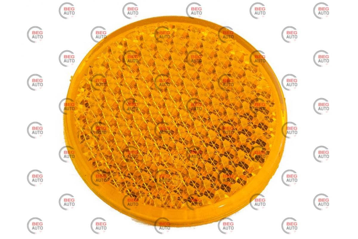 

Катафот круглый с винтом желтый