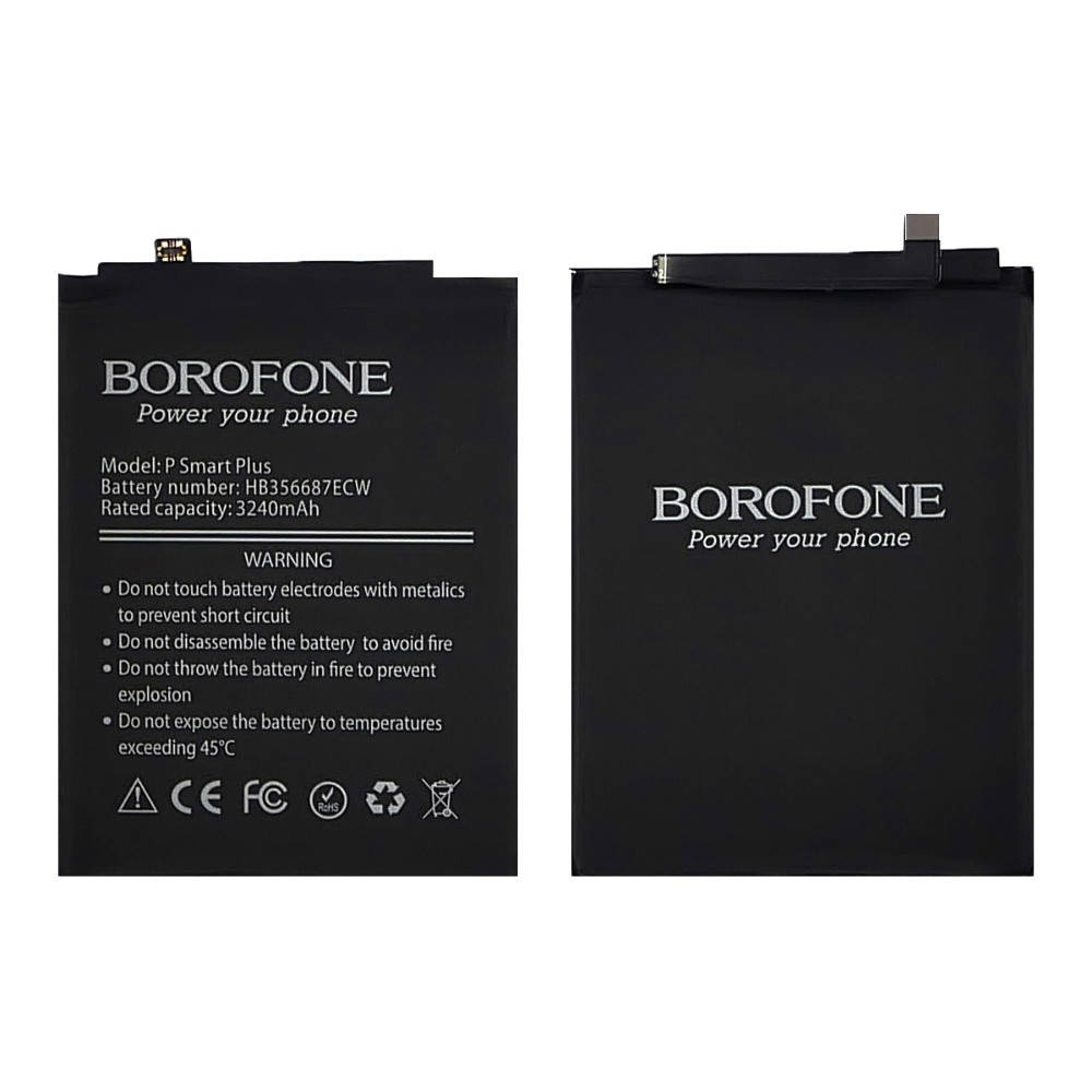 

Аккумулятор Borofone HB356687ECW для Huawei P Smart Plus/ Mate 10 Lite/ Nova 2 Plus (2017)/ Nova 3i/ Honor 7X/