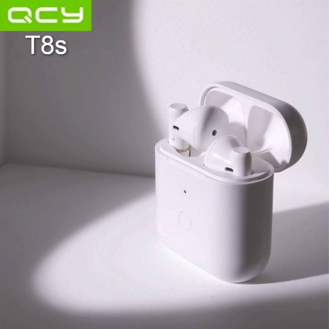

Беспроводные наушники QCY T8s White TWS Bluetooth, Белый