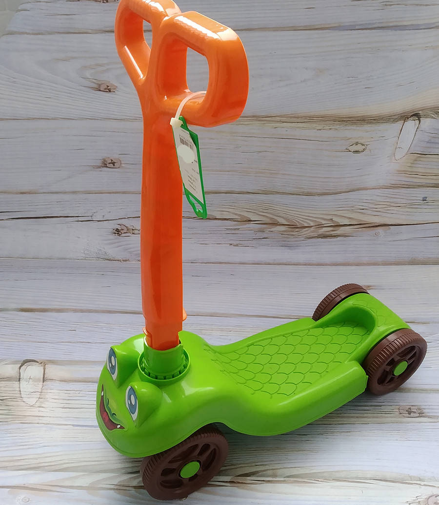

Самокат для детей пластиковый, 54*16 см, Зелёный