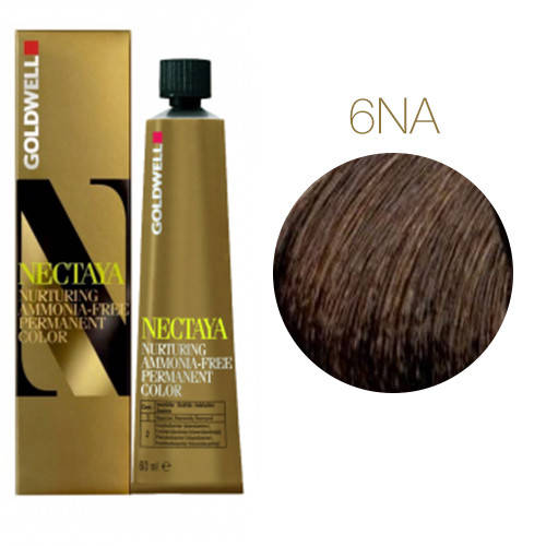 

Краска для волос Goldwell Nectaya 60 мл 6NA (пепельный темно-русый натуральный)