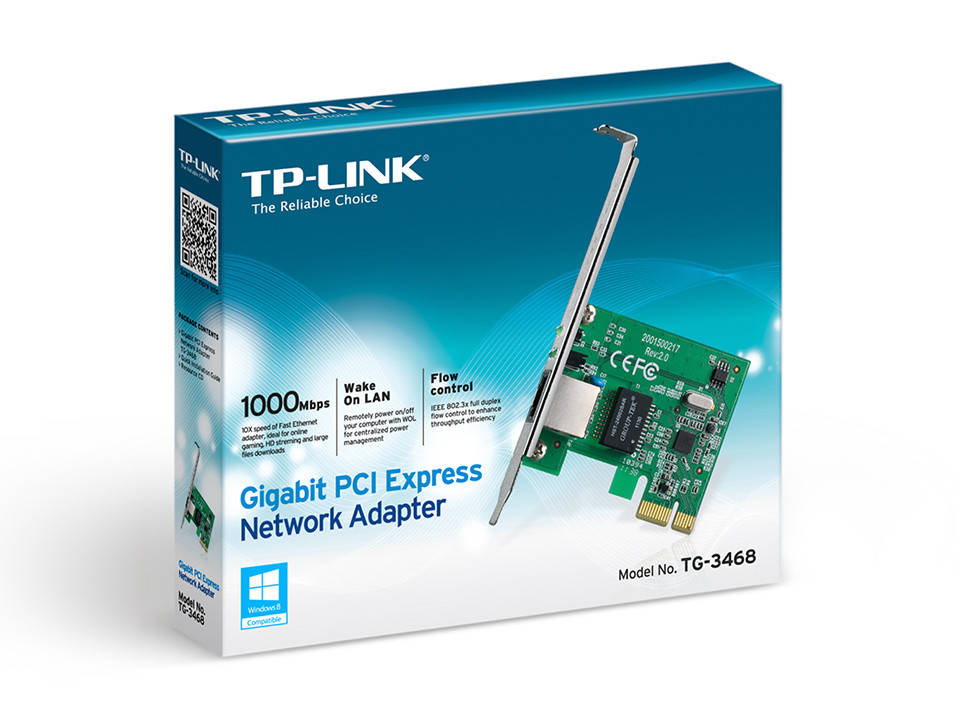 

Мережева плата TP-LINK TG-3468 10/100/1000Mbps PCIe