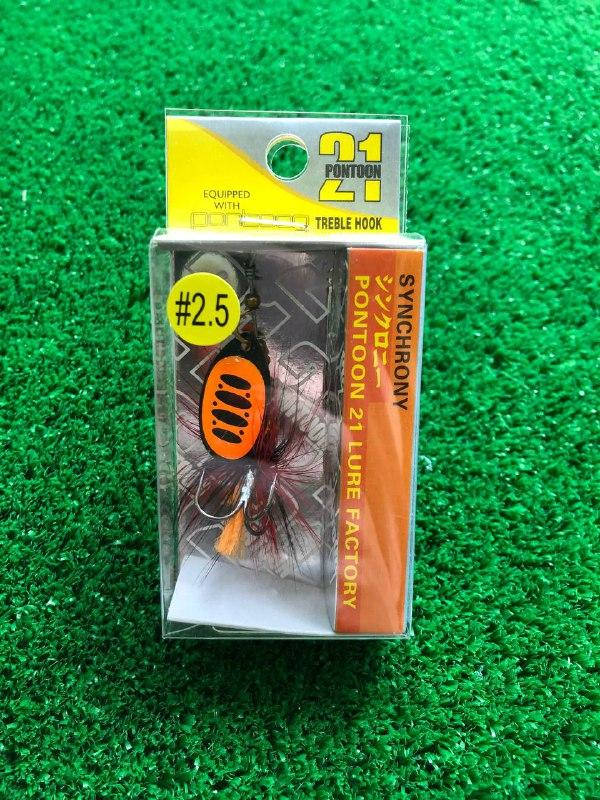 

Блесна вертушка Pontoon 21 SYNCHRONY #2,5 цвет-1 (6.8g), Оранжевый
