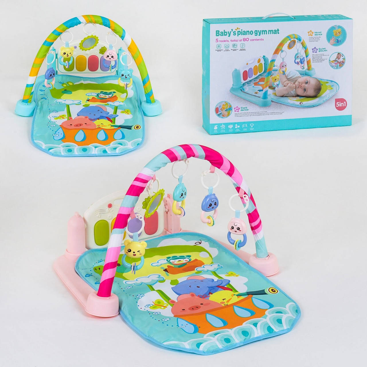 

Коврик игровой детский 9903, с музыкальной панелью