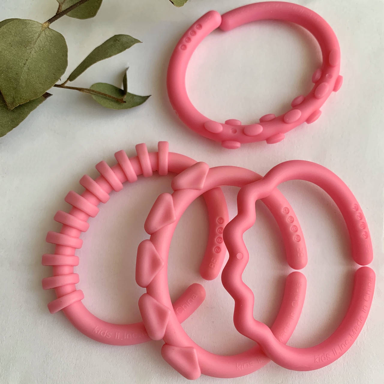 

Кольцо-подвеска, розовый, 1 шт