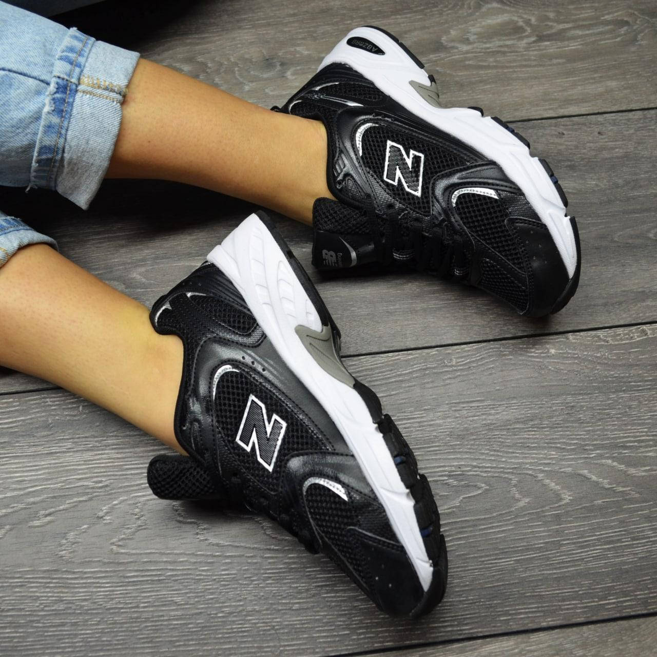 

Женские кроссовки New Balance 530 Black нью бэленс черные, Черный