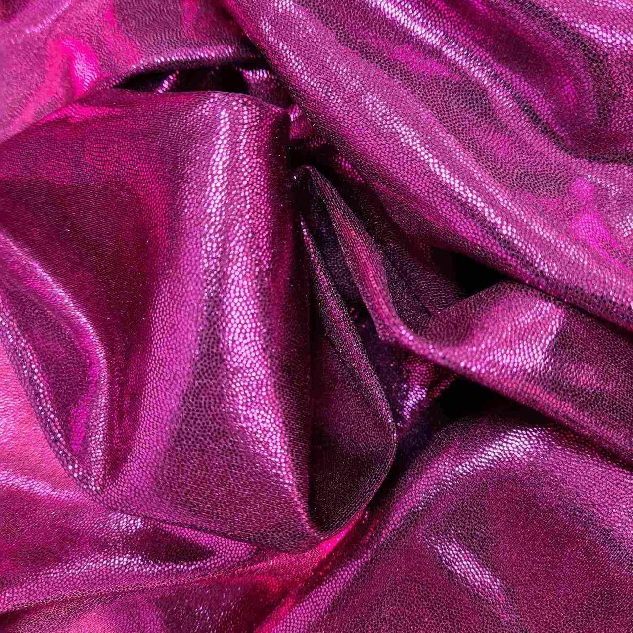 

Stretch metallic Dot shine Lycra Dark pink on Red Chrisanne Clover 1м