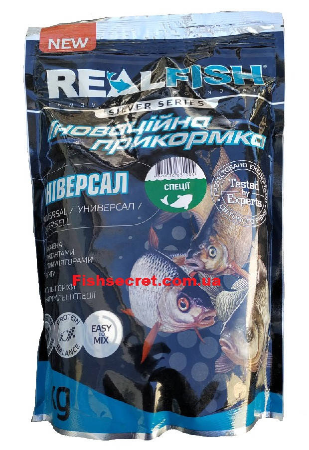 

Рыболовная прикормка REAL FISH специи