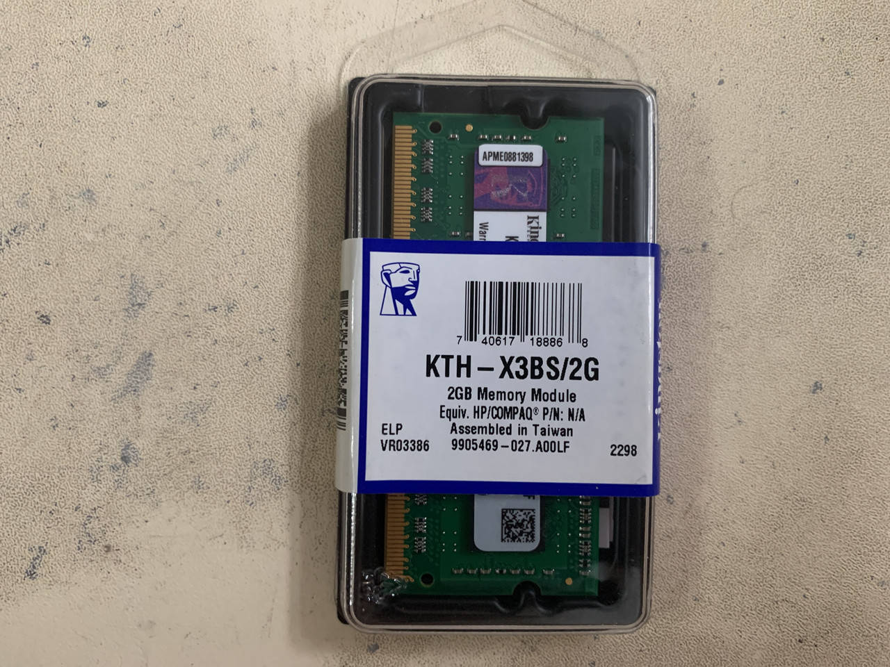 

Пам'ять Kingston 2Gb So-DIMM PC3-10600S DDR3 1333MHz 1.5v new