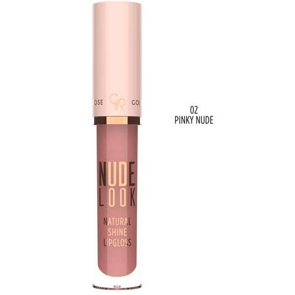

Жидкая глянцевая помада Golden Rose Nude Look Natural Shine Lipgloss 02 Pinky Nude