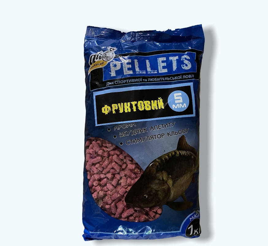 

Прикормка PELLETC 5 мм фруктовый