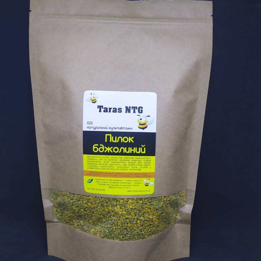 

Пыльца пчелиная, пчелиная обножка, цветочная пыльца 0.5 кг 2022 года