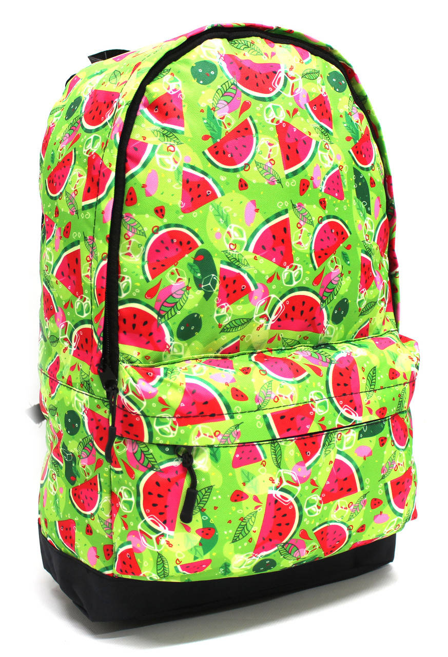

Городской молодежный рюкзак с принтами YR 205 (фламинго) Арбуз, Разные цвета