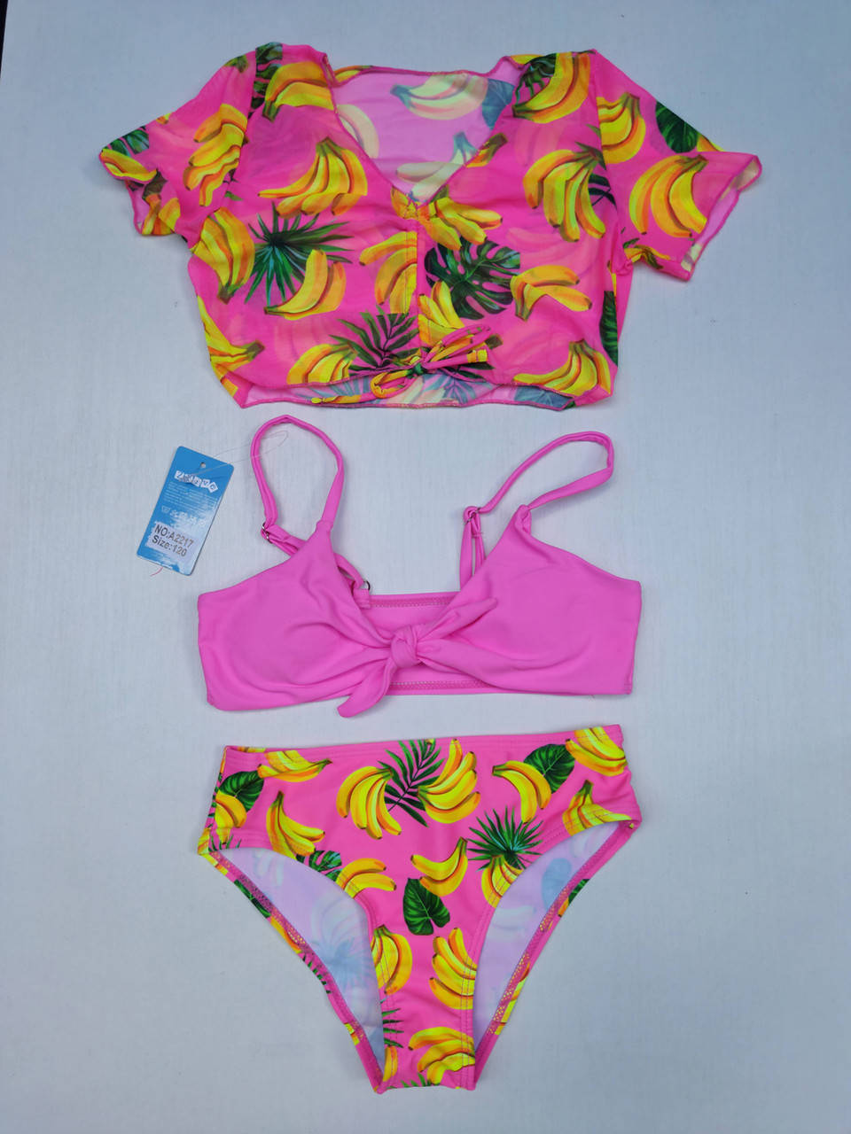 

Детский и подростковый купальник с накидкой Z.Five 2217 малиновый на 32 34 36 38 40 размер, рост 120-160 см