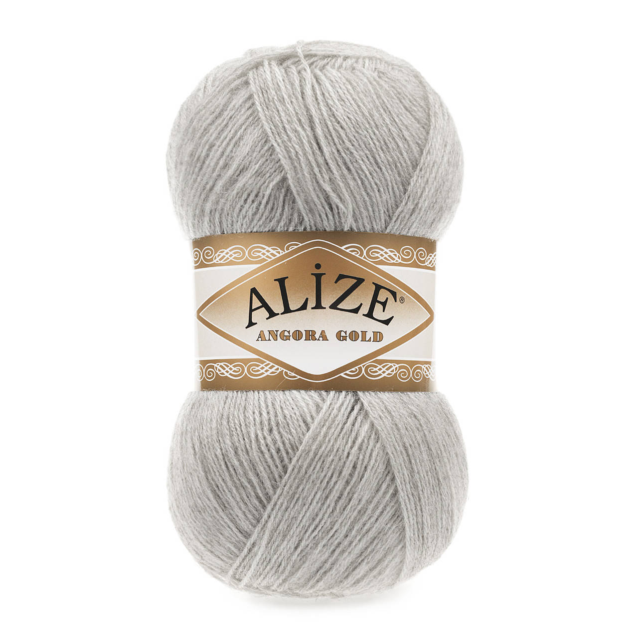 

Пряжа Alize Angora Gold 652 серый