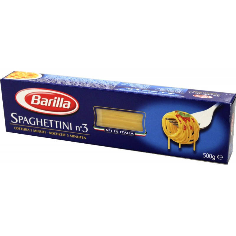 

Спагеттини Spaghettini Barilla N 3 500г