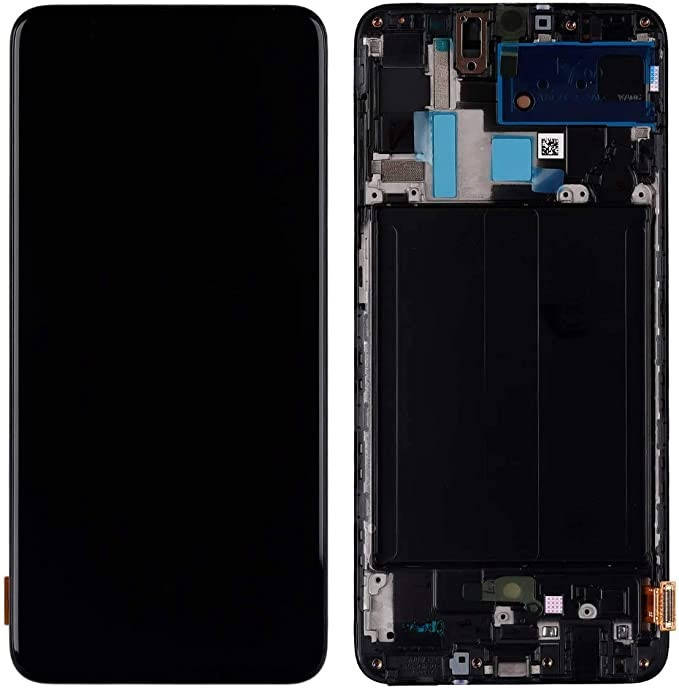 

Дисплей модуль Samsung A70 (2019) A705 в сборе с сенсором и рамкой OLED