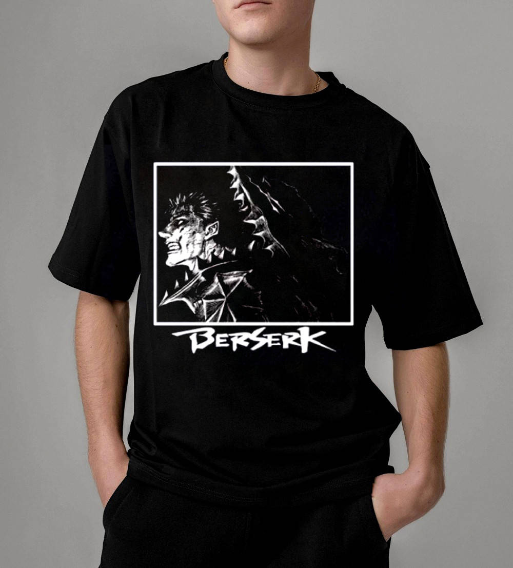 

Футболка Берсерк мужская черная аниме M