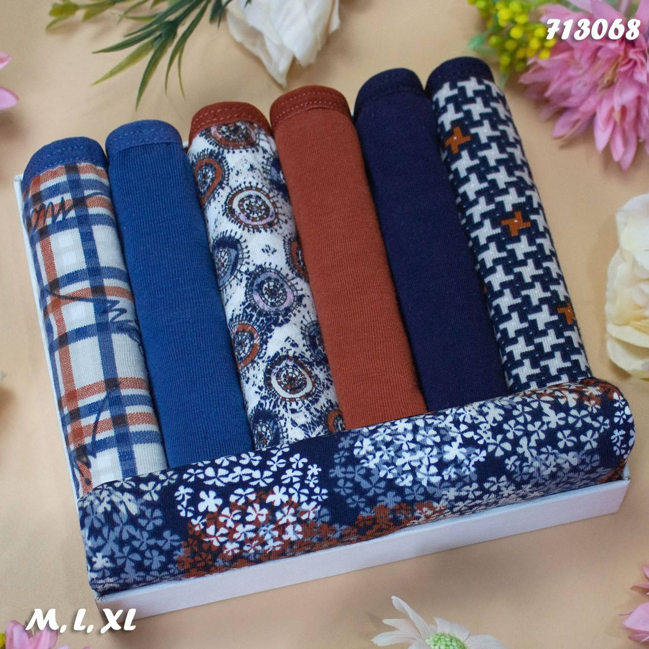 

Трусы женские Nicoletta Турция недельки M, L, XL 7 шт., Разные цвета