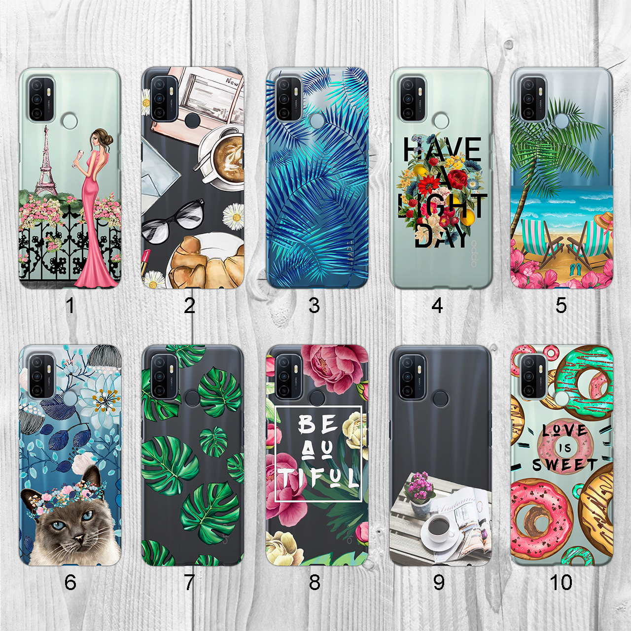 

Силиконовый чехол с рисунком для Oppo A53s (new collection)