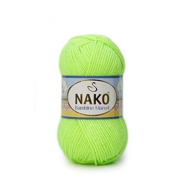 

Nako Bambino marvel зеленый неон № 9007, Зелёный