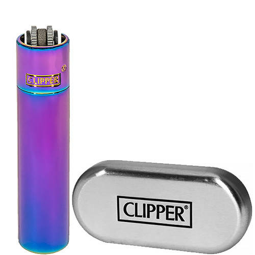 

Металлическая Зажигалка CLIPPER Газовая Metal Icy color, Разные цвета