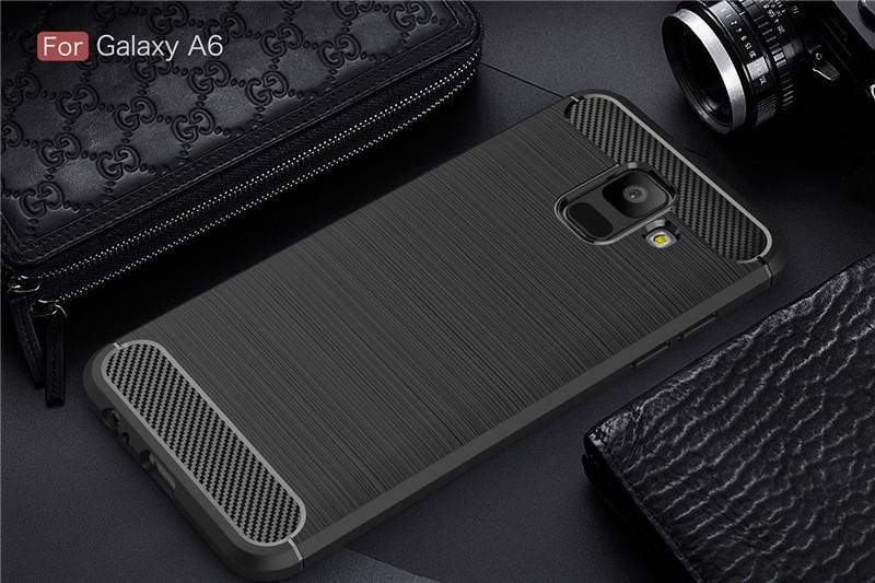 

TPU чехол накладка Urban для Samsung Galaxy A6 2018 (4 цвета) чёрный