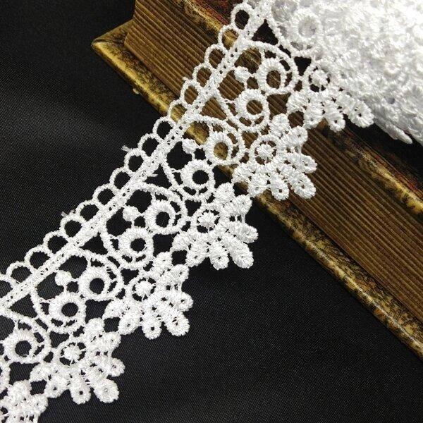 

(1м) Кружево макраме Sindtex 4,5см Цвет - Белый (М729-38-001)