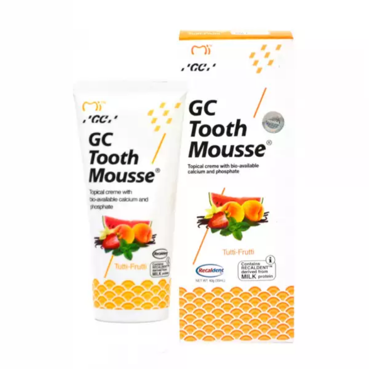 

Крем для зубов GC Tooth Mousse Tutti-Frutti, 35 мл