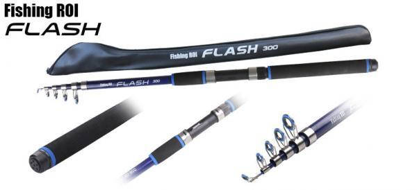 

Спиннинг телескопический Flash FR 20-80 g 3.0m, Синий