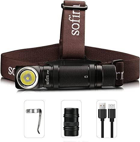 

Налобный фонарь Sofirn SP40 на Cree XPL (1200lm) Фонарик с магнитом, Черный