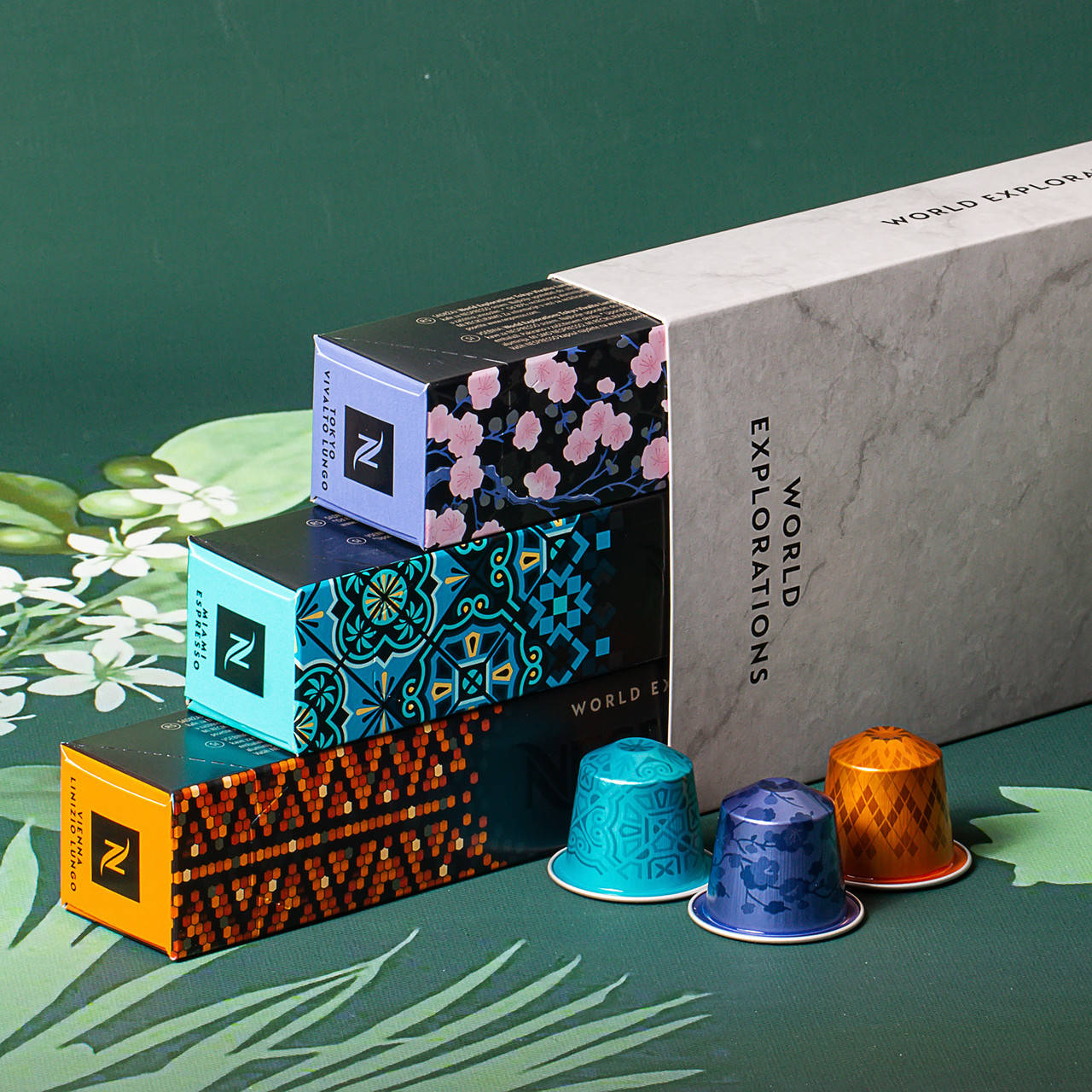 

Набор кофе в капсулах Nespresso WORLD EXPLORATION Miami Espresso TRIOPACK (30 шт.)