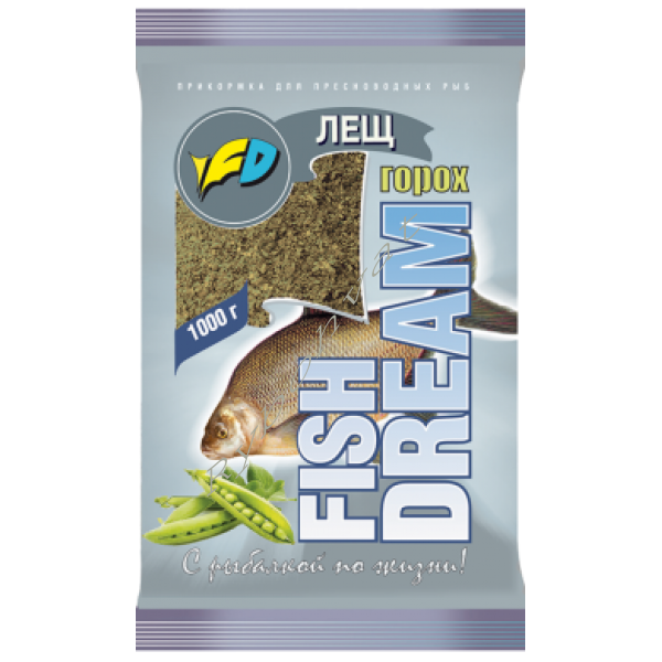 

Прикормка ФишДрим ЛЕЩ горох, FishDream