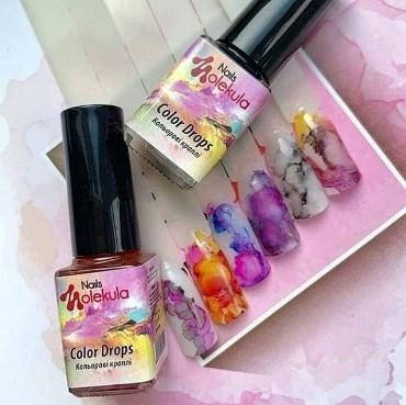 

Акварель Color Drops Nails Molekula 6мл, Черный