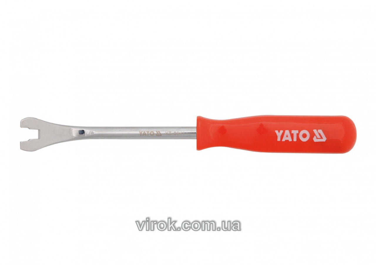 

Знімач кріплення оббивки YATO 9х13х19 мм, l= 230 мм [16/64] YT-0841