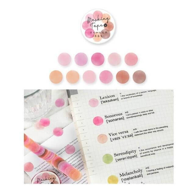 

Декоративный скотч Infeel.Me Лепестки 14 мм 100 шт Розовый (JD-5313)