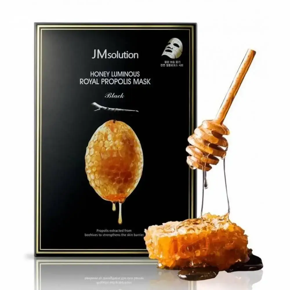 

Тканинна маска з екстрактом прополіса JMSOLUTION Honey Royal Propolis Mask
