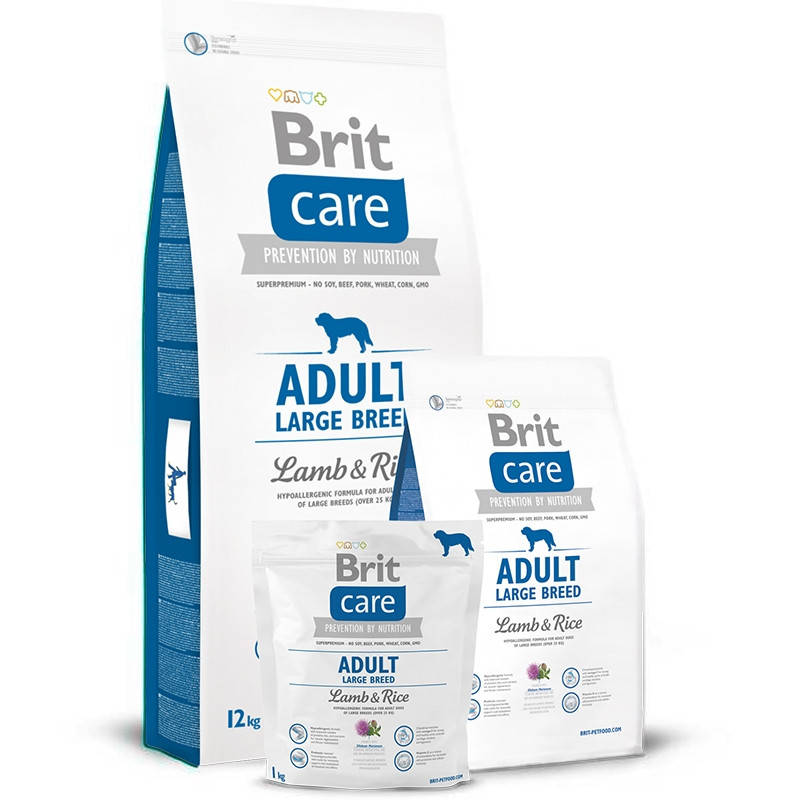 

Brit Care Adult Large Breed Lamb & Rice 3 кг 12 кг