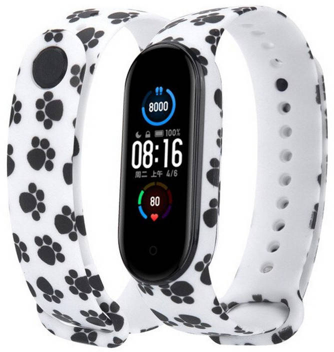 

Ремешок Colorful для Mi Band 5 Paws (Ми Бэнд 5)