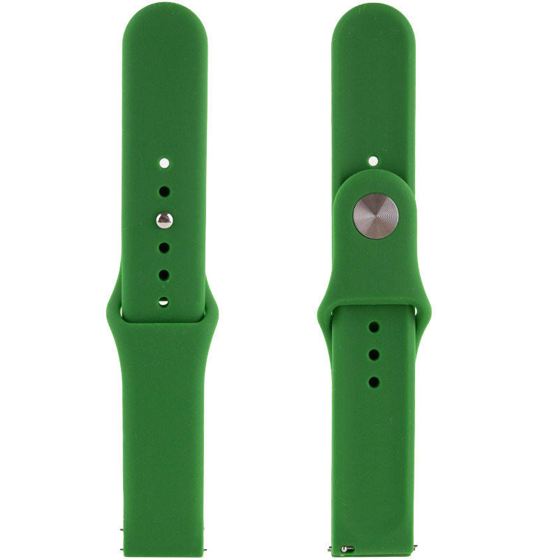 

Силиконовый Ремешок для Xiaomi Amazfit/Samsung 20 mm (Зеленый / Army green)